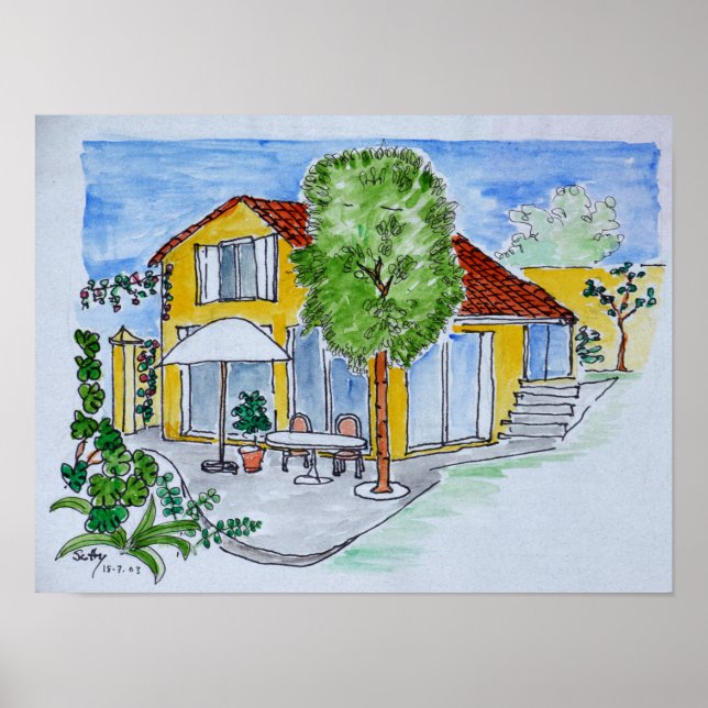 Póster Casa de Thomas | Marsella, Francia (Frente)