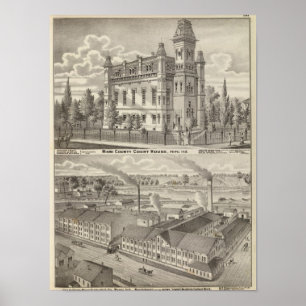 Póster Casa de Tribunal del Condado de Miami