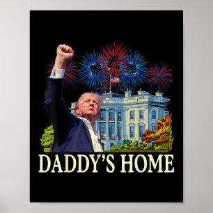 Póster Casa de Trump Daddys Casa Blanca 2024 Bienvenida D