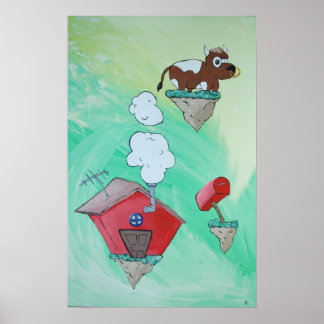 Póster Casa de vaca