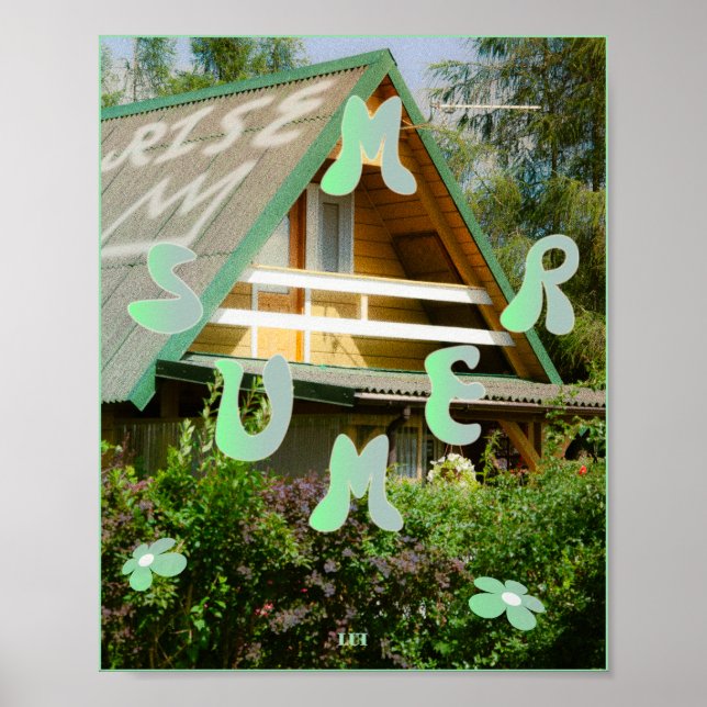 Póster Casa de vacaciones de verano (Frente)