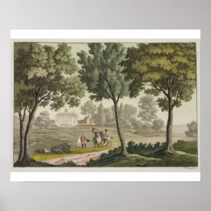 Póster Casa de Washington en el Monte Vernon, de 'Le Cost