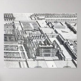 Póster Casa del bádminton en el condado de Gloucester