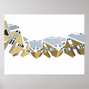 Póster Casa del cubo