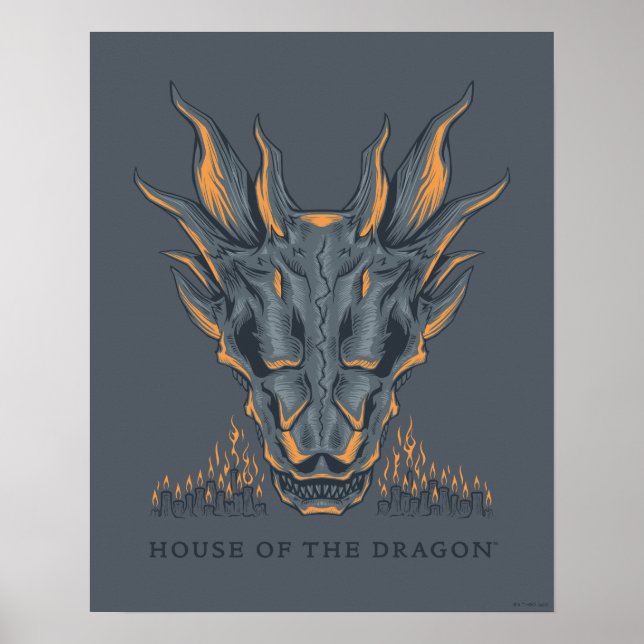 Póster CASA DEL DRAGÓN | Altar de la Vela de Balerion (Frente)