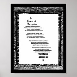 Póster Casa del engaño