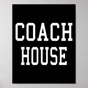 Póster Casa del Entrenador Equipo de Fútbol Personalizado