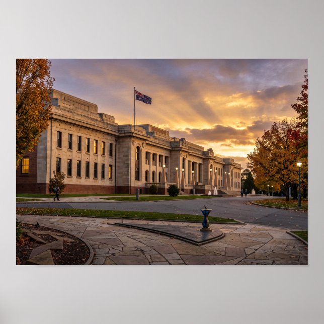 Póster Casa del Parlamento Antiguo, Canberra (Frente)