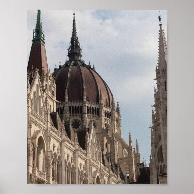 Póster Casa del Parlamento de Budapest (Frente)