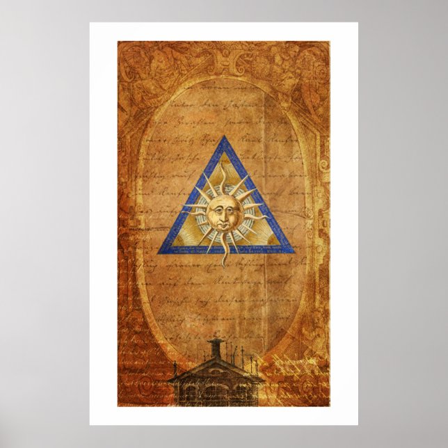 Póster Casa del Poster del Sol Naciente (Frente)