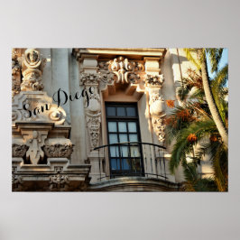 Póster Casa del Prado, Balboa Park, San Diego, California
