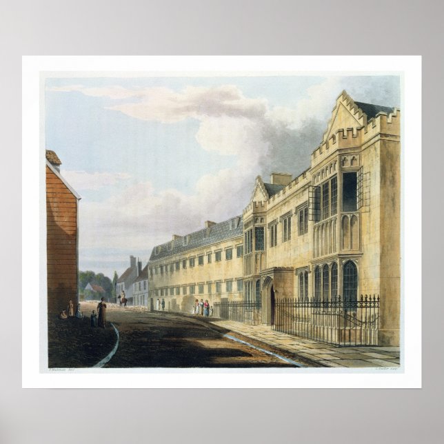 Póster Casa del primer maestro, Escuela Harrow, de 'Histo (Frente)