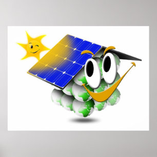 Póster Casa ecológica