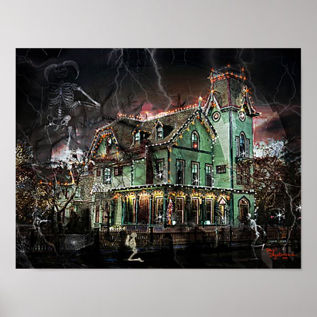 Póster Casa embrujada de Victoria #1 (Frente)