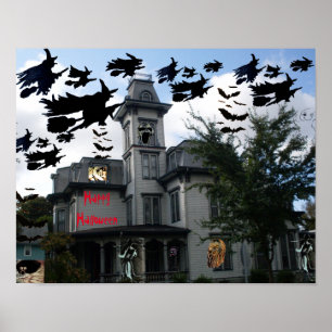 PÓSTER CASA EMBRUJADA POR BRUJAS