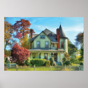 Póster Casa - fantasía de la casa ideal