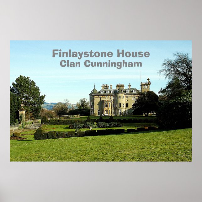 Póster Casa Finlaystone - Clan Cunningham (Frente)