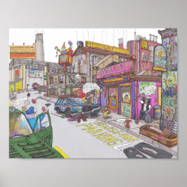 Póster Casa funeraria de Tito con $10 dólares