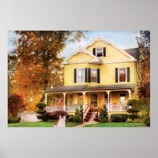 Póster Casa - Lace Amarillo - Casa de sueño