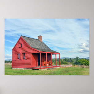 Póster Casa Neilson, Parque Histórico Nacional de Saratog
