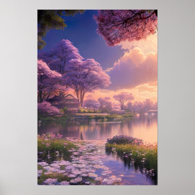 Póster Casa oculta junto al río (Frente)