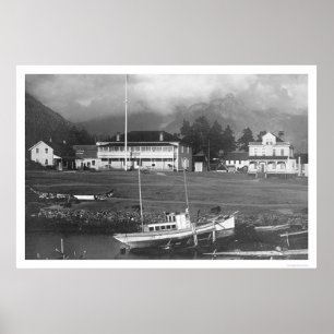 Póster Casa Pioneer Sitka, Alaska 1912