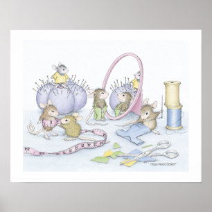 Póster Casa-Ratón Designs® - poster de costura