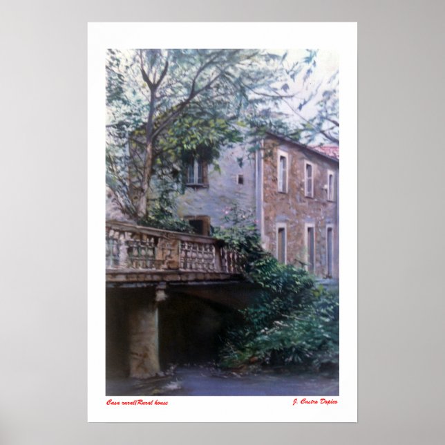 Póster Casa rural/Rural house (Frente)
