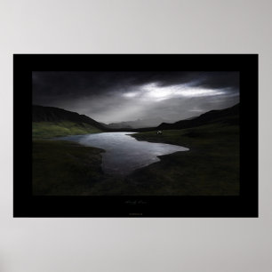 Póster casa solitaria
