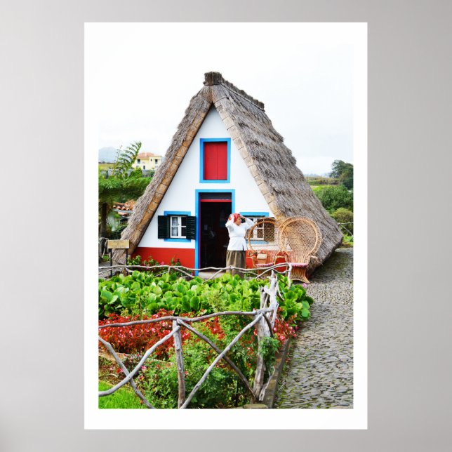 Póster Casa tradicional de Santana (Frente)