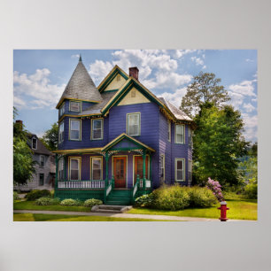 Póster Casa - Victoriana - La casa de las ancianas