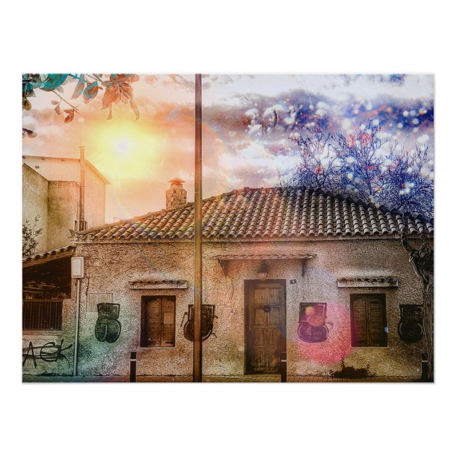 Póster Casa vieja (Anverso)