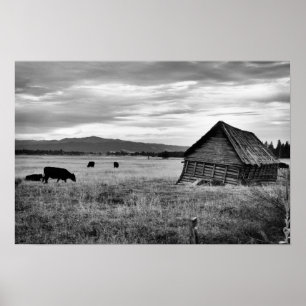 Póster Casa vieja de la granja