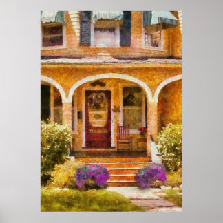 Póster Casa - Visitando a la abuela