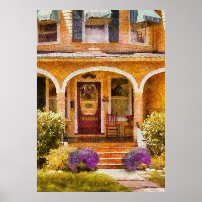 Póster Casa - Visitando a la abuela (Frente)