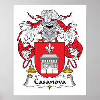 Póster Casanova Family Crest