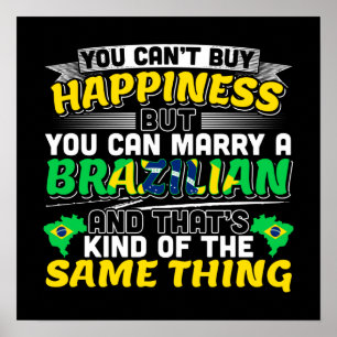 Póster Casarse con un brasileño - La felicidad de Brasil
