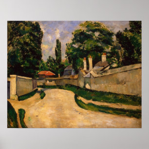 Póster Casas a lo largo de una carretera, c.1881