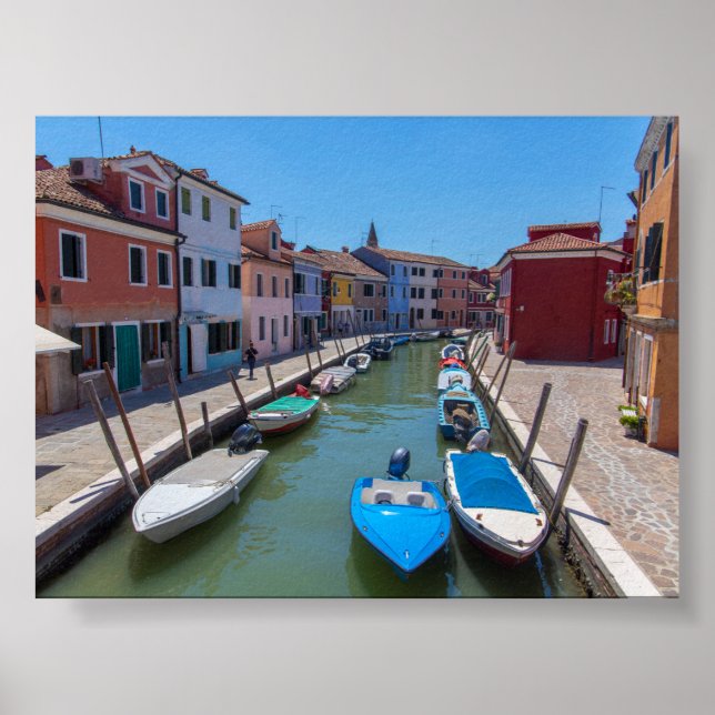 Póster Casas de Burano (Frente)