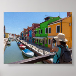 Póster casas de Burano