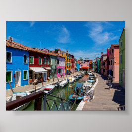 Póster casas de Burano
