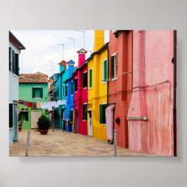 Póster Casas de Burano