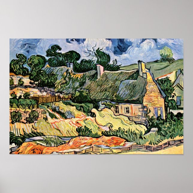 Póster Casas De Campo Con Paja En Cordevilledeutsch: (Frente)