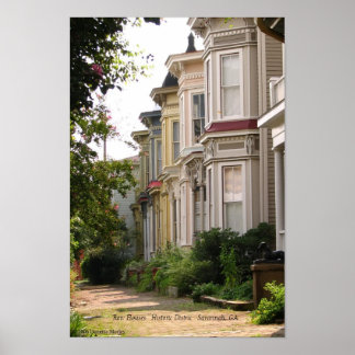Póster Casas de fila