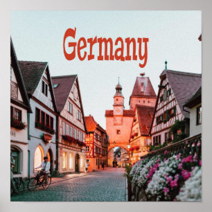 Póster Casas de fila de Alemania