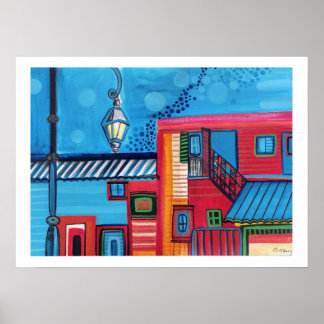 Póster Casas de La Boca