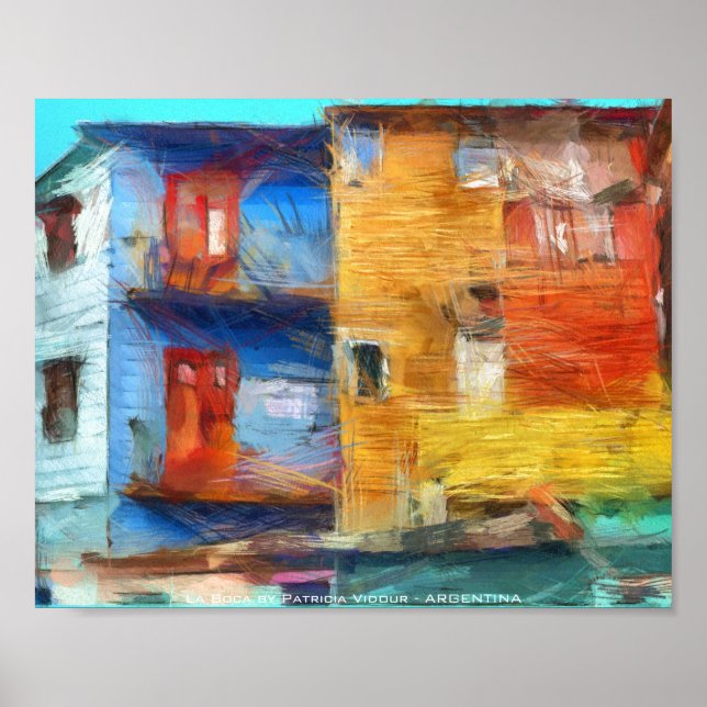 Póster Casas de La Boca (Frente)