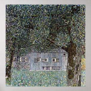 Póster Casas de la granja del ~ del poster de Gustavo