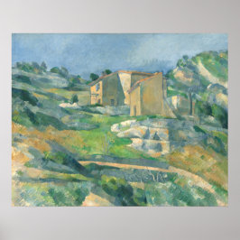 Póster Casas de Provenza - Paul Cézanne Bella Artes