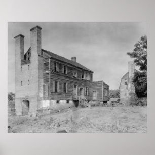 Póster Casas de tabaco portuario